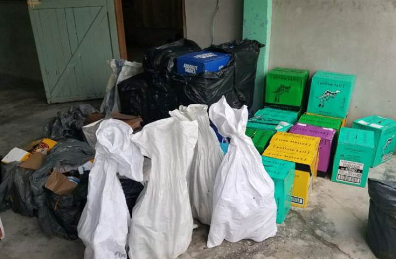 The seized alcohol.
