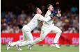 Alex Carey and Marnus Labuschagne both went for the catch (Getty Images)