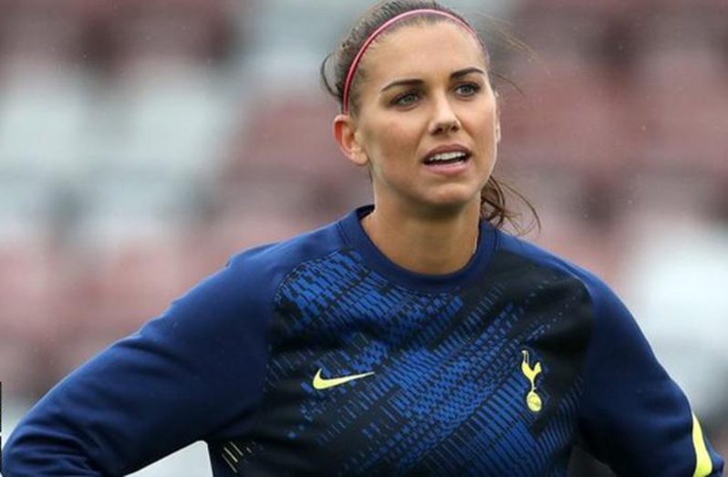 U.S. international Alex Morgan is now playing for Tottenham Hotspur after giving birth in May.