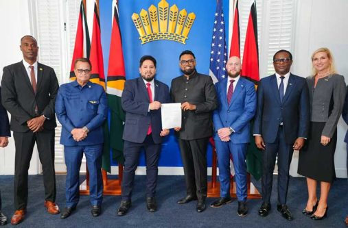 Guyana and the US signed a Statement of Intent to expand joint military cooperation with full respect for the sovereignty and laws of both countries