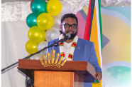 President Dr Irfaan Ali (Delano Williams photo)