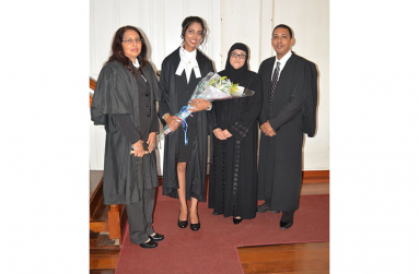 Janet drew inspiration from several family members who are lawyers 