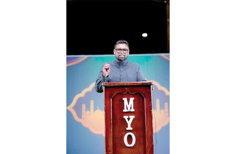 President, Dr Irfaan Ali