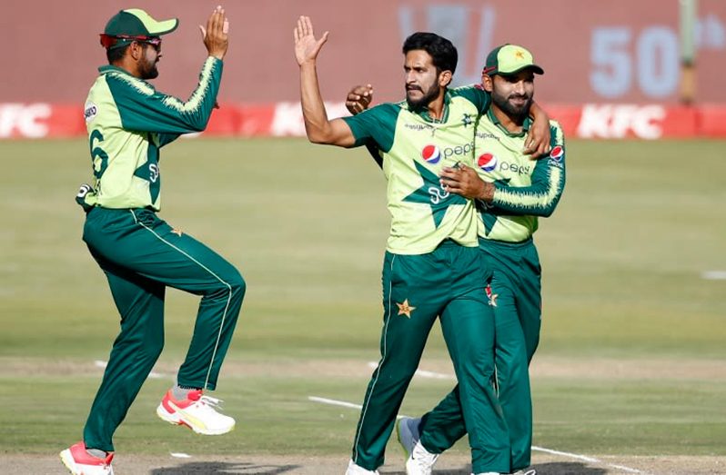 Hasan Ali picked up a career-best 4 for 18  AFP/Getty Images