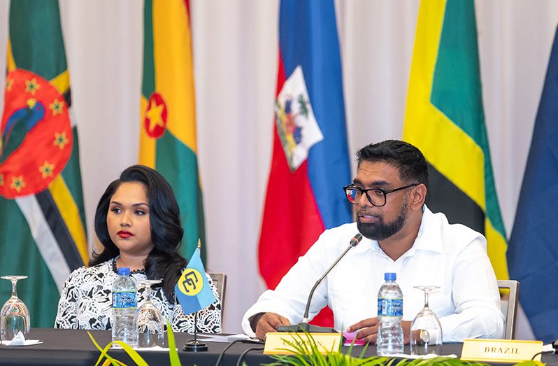 Guyana’s President and CARICOM Chair H.E. Dr. Mohamed Irfaan Ali