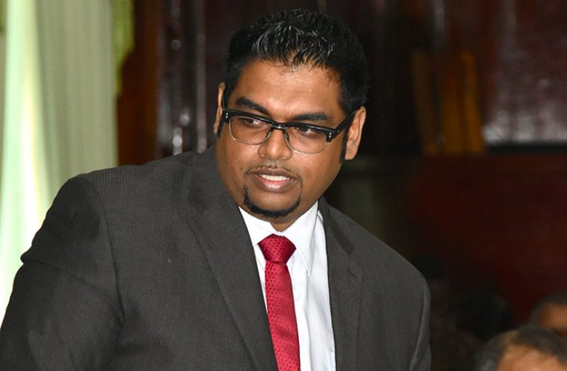 Opposition MP Irfaan Ali
