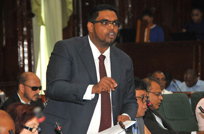 Opposition MP, Irfaan Ali