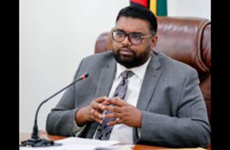 President, Dr. Mohamed Irfaan Ali