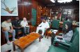 President Irfaan Ali in discussion with Nascimento, Dey and Gonsalves