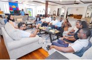 President, Dr. Irfaan Ali, on Thursday last, met with a group of young Guyanese professionals at State House