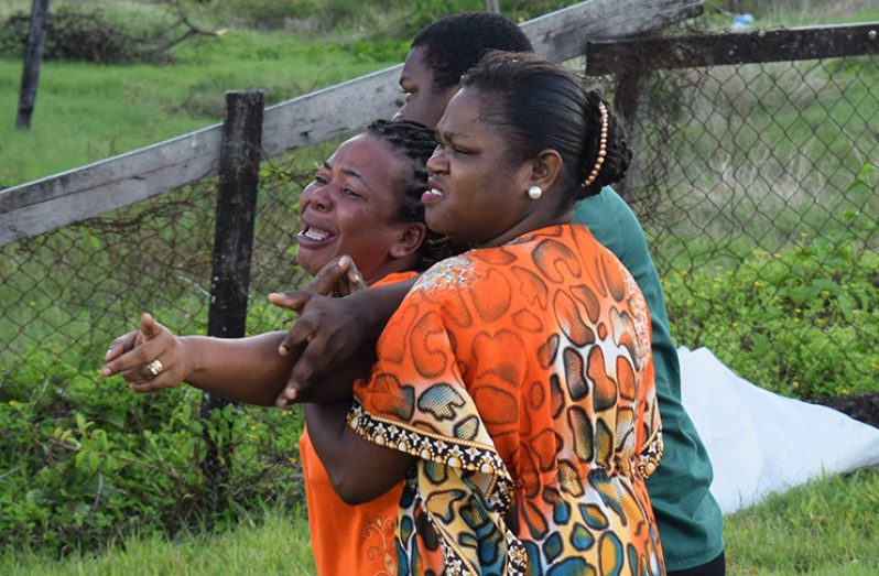 The distraught wife of Mr. Anthony, Alicia Anthony, was inconsolable