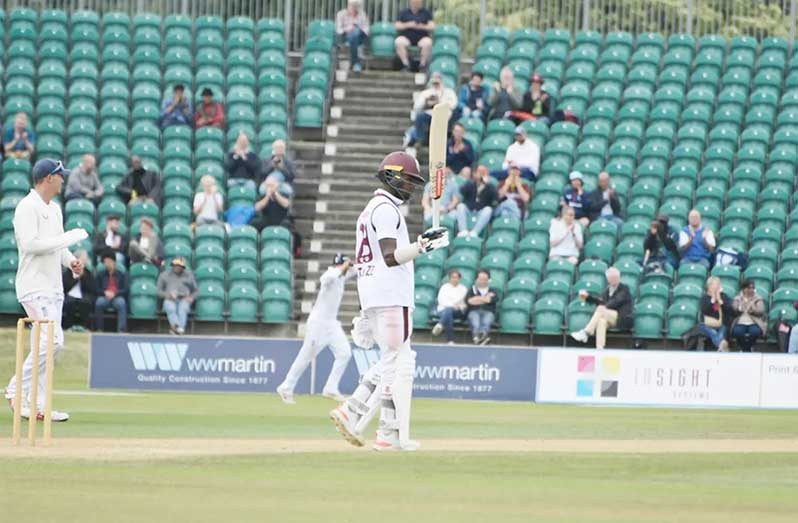 Athanaze, Da Silva score half centuries as Windies draw warm up ...