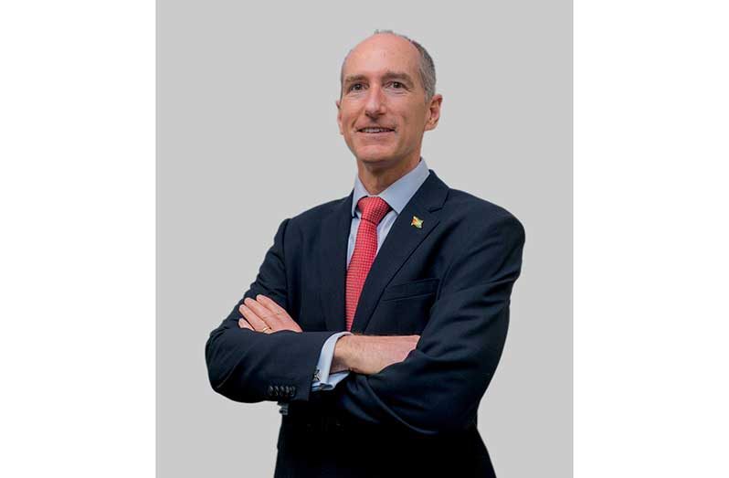 President of ExxonMobil Guyana Alistair Routledge