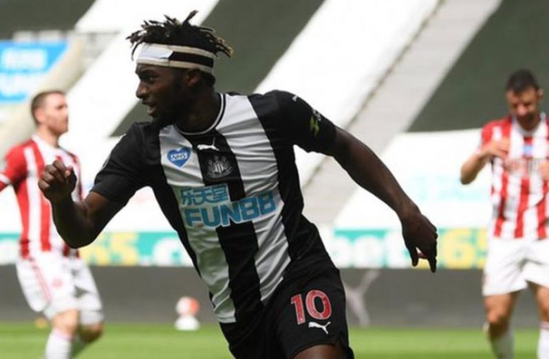 Allan Saint-Maximin had an outstanding game for the Magpies