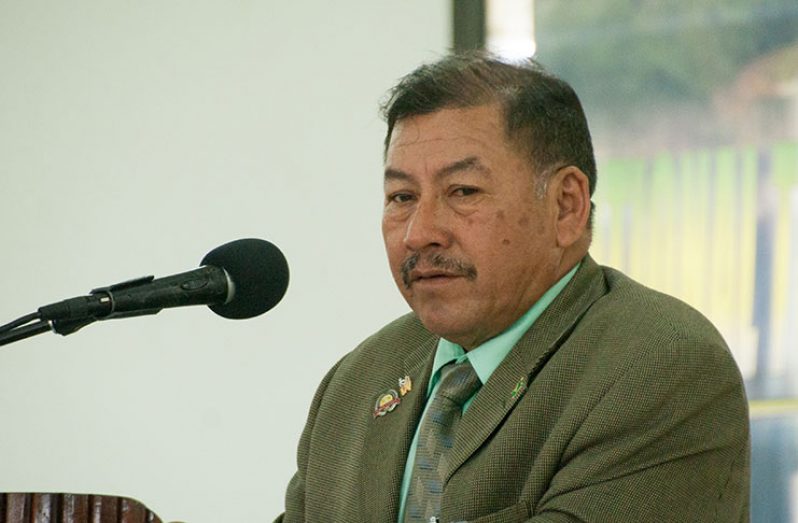 Minister of Indigenous People’s Affairs, Sydney Allicock (Delano Williams)