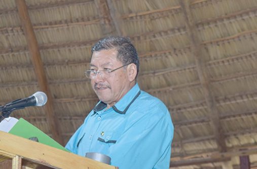 Minister of Indigenous Peoples’ Affairs, Sydney Allicock