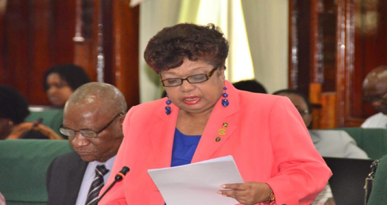 Minister of Social Cohesion Amna Ally