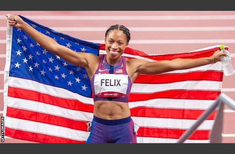 Allyson Felix is a seven-time Olympic champion