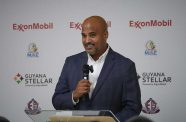 President of the ExxonMobil Foundation, Alvin Abrahams (Sachin Persaud photo)