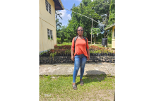 Female poultry farmer, Amanda Corlette