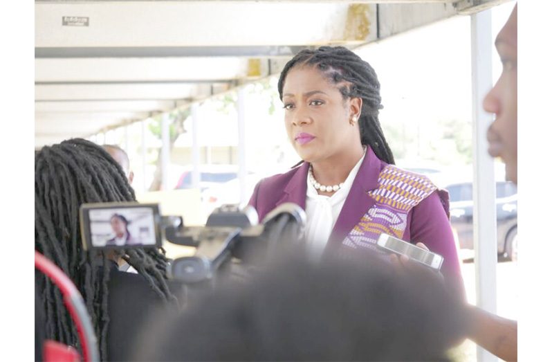 Forward Guyana Movement (FGM) leader and presidential candidate Amanza Walton-Desir