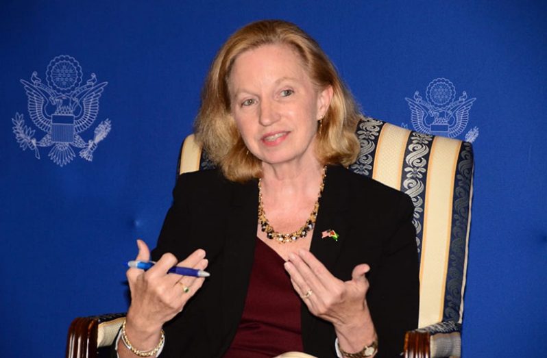 U.S Ambassador Sarah-Ann Lynch (Adrian Narine)