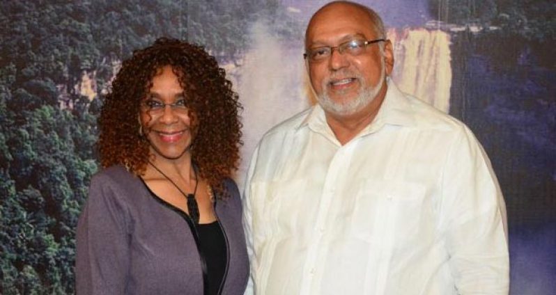 President Donald Ramotar and newly accredited South African Ambassador, Maureen Modiselle