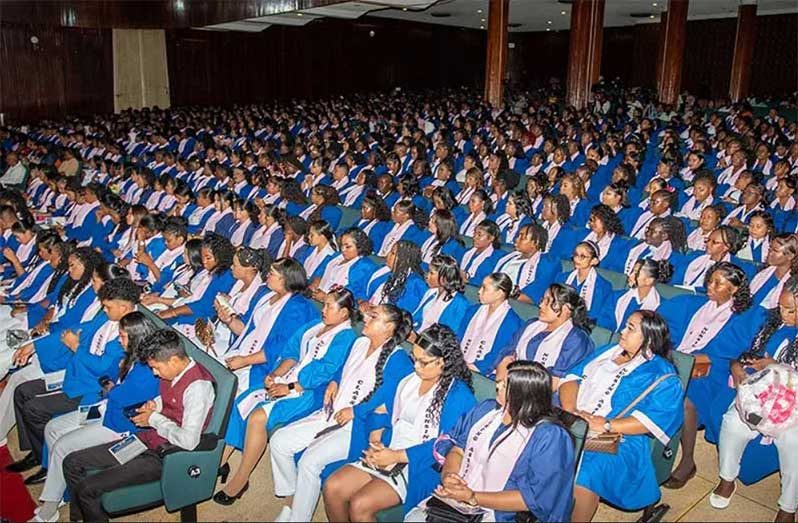 Earlier this year, the largest batch of Nursing Assistants (734) graduated from government’s hybrid training programme