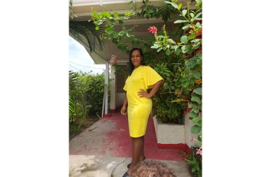 Beekeeper and agro-processor, Amitra Narain of Hackney Village, Lower Pomeroon