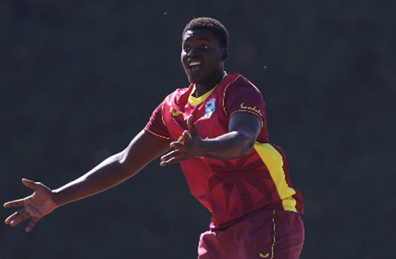 Off-spinner Onaje Amory finished with four wickets
