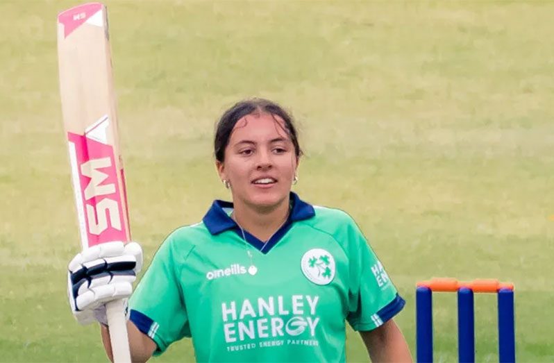 Ireland's Amy Hunter became the youngest ODI centurion on her 16th birthday. (Zimbabwe Cricket)