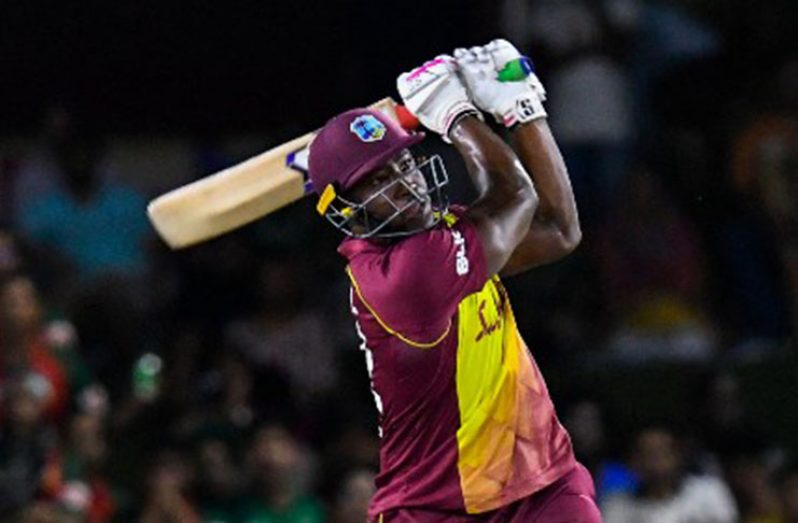 West Indies all-rounder Andre Russell.