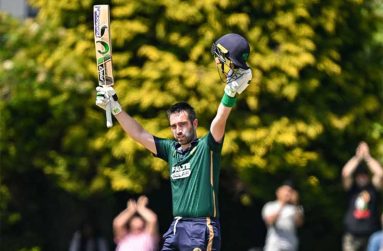 Player-of-the-Match, Andy Balbirnie, cracked his ninth ODI century
