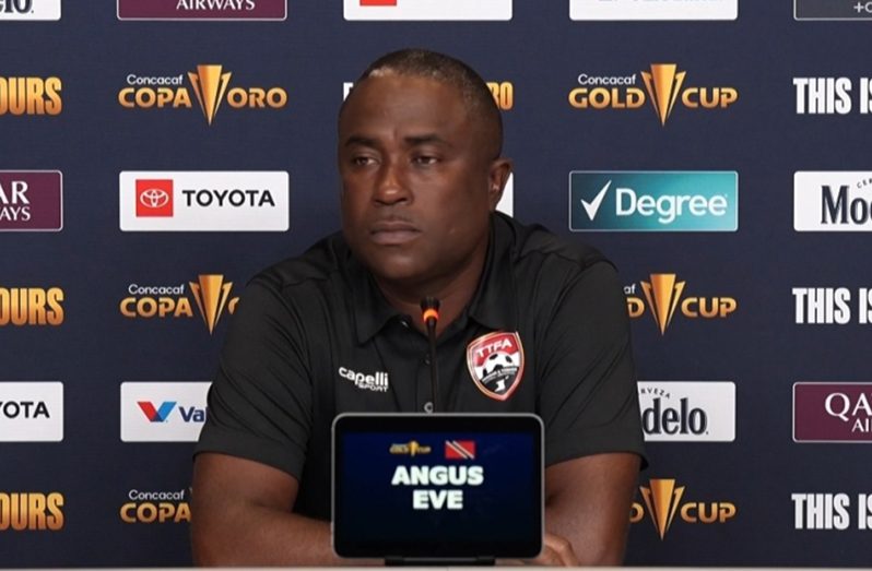 T&T’s Head Coach Angus Eve