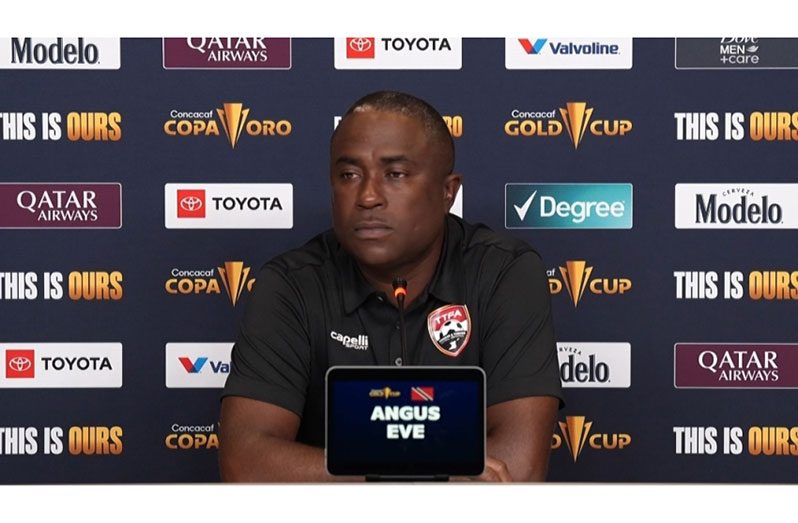 T&T head Coach Angus Eve