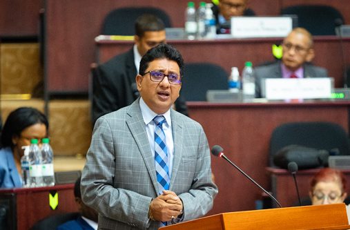 Minister of Legal Affairs and Attorney General, Anil Nandlall S.C. (Delano Williams photo)
