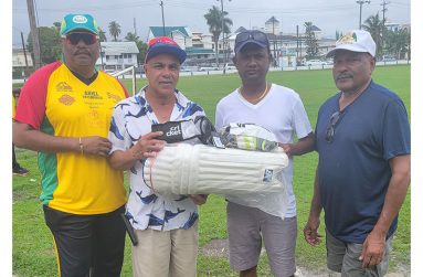 From left: Anil Beharry, Anthony Dhanie, Raj Bharrat and Buddy Rampersaud.