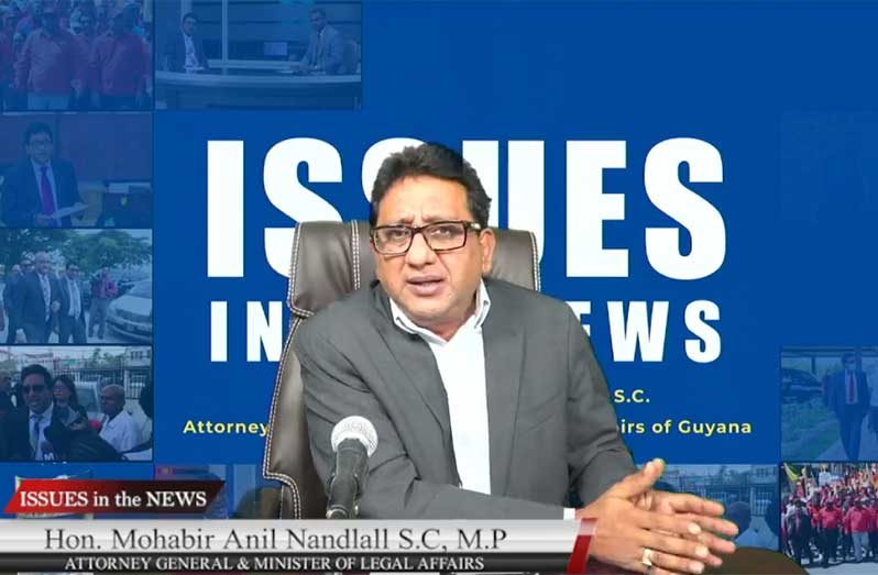Attorney General and Minister of Legal Affairs, Anil Nandlall, S.C.