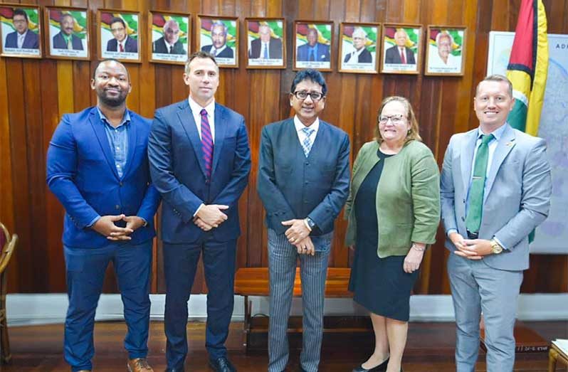 Attorney-General and Minister of Legal Affairs, Anil Nandlall, SC, on Monday, engaged senior representatives of several United States law-enforcement agencies
