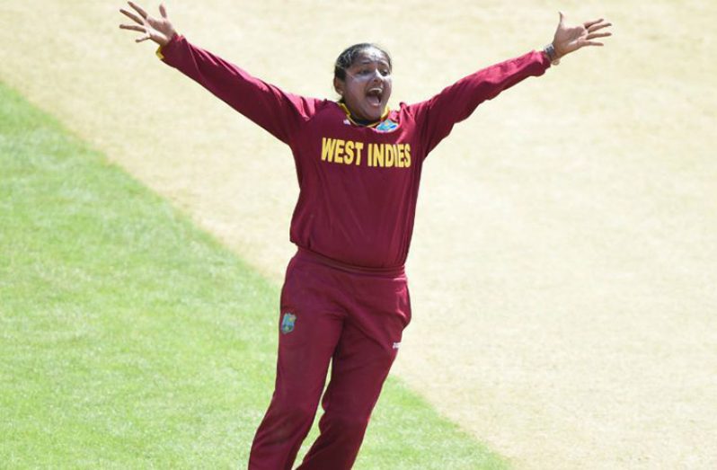 Off-spipnner Anisa Mohammed … claimed a five-wicket haul.