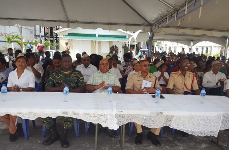 Attendees at this year’s Independence Day ceremony in Region Two