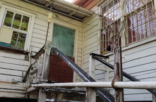Neighbours believe the bandits entered the pensioner’s house through the rear door where they robbed and later killed him