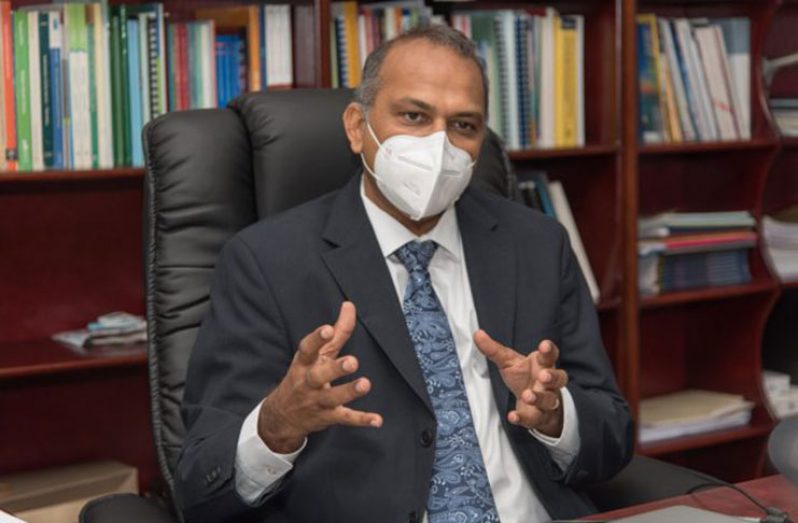 Minister of Health, Dr. Frank Anthony