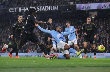 Antoine Semenyo scored his fifth goal in eight games since joining Manchester City in January