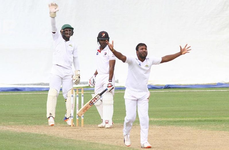 Veerasammy Permaul appeals for a wicket© West Indies Cricket Board