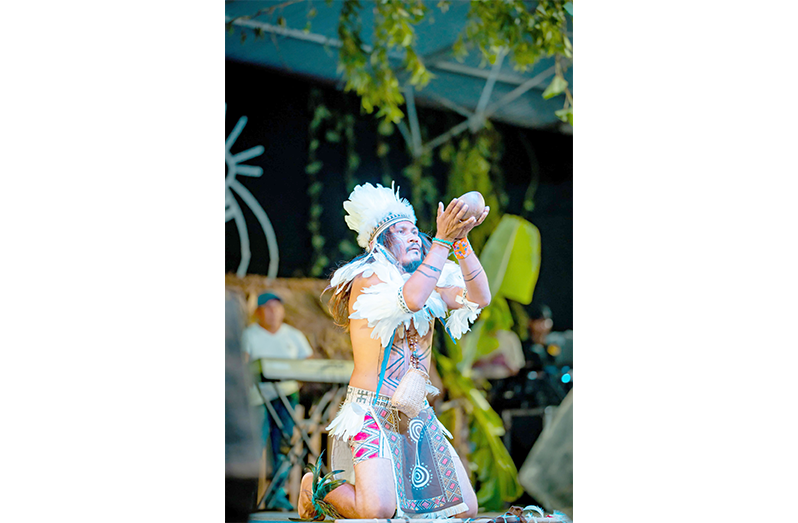 Performer and local artist, Aran Stephens