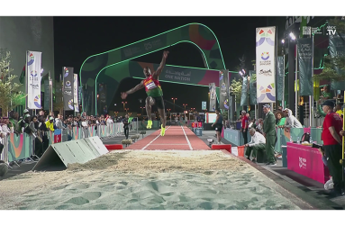 Long Jumper Emmanuel Archibald at Islamic Solidarity Games