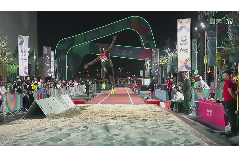 Long Jumper Emmanuel Archibald at Islamic Solidarity Games