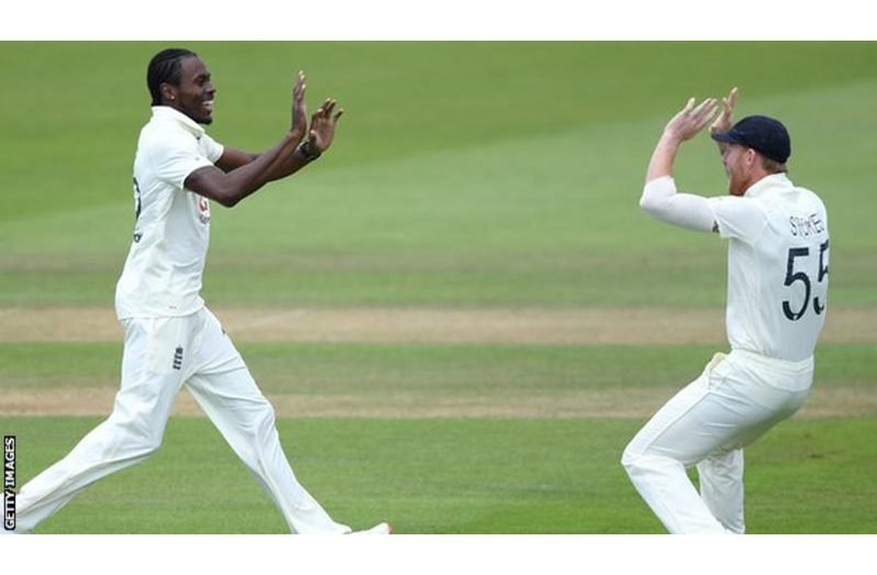 Jofra Archer (left) and Ben Stokes last played Test cricket against Pakistan in August 2020.