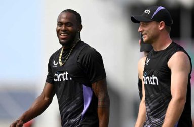 England pacer Jofra Archer and captain Jos Buttler